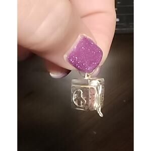 Sterling Silver Prayer Box Pendant Necklace
